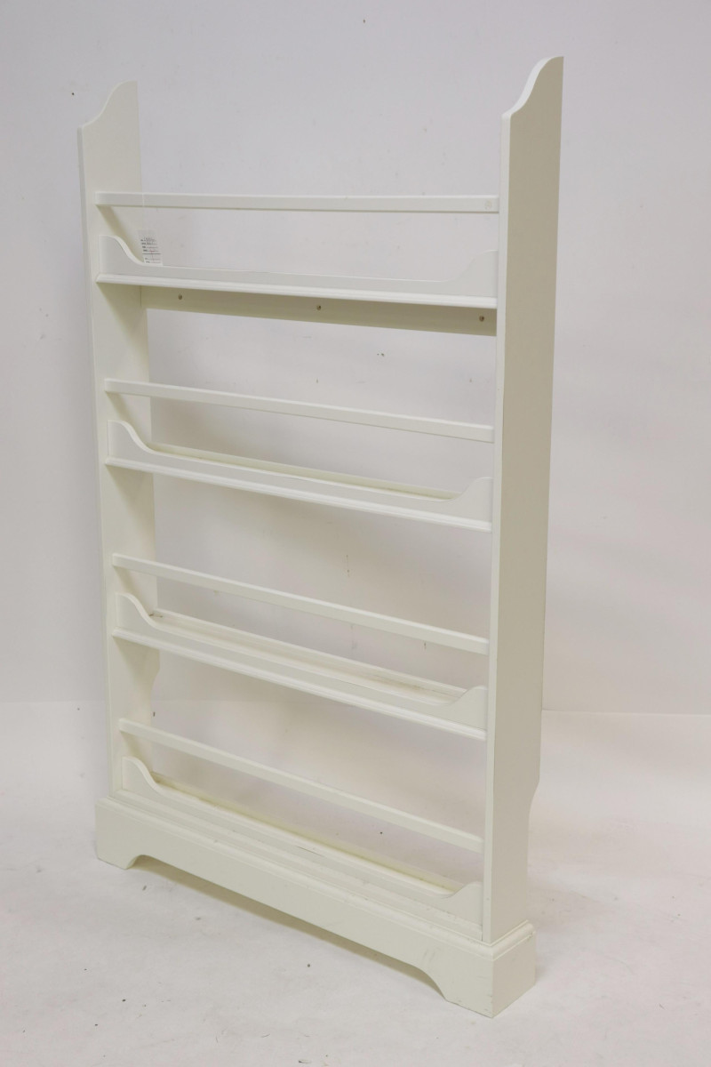 White painted Plate Rack Shelf