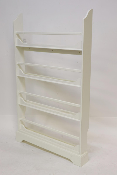 White painted Plate Rack Shelf