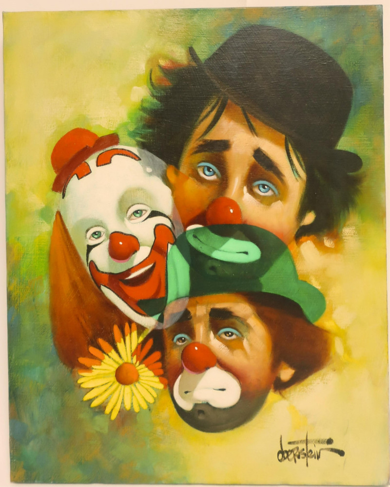 Chuck Oberstein - Three Faces of the Clown (#442)