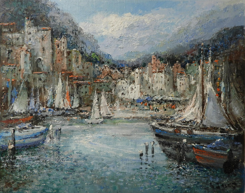 Willi Bauer - Corfu Harbor