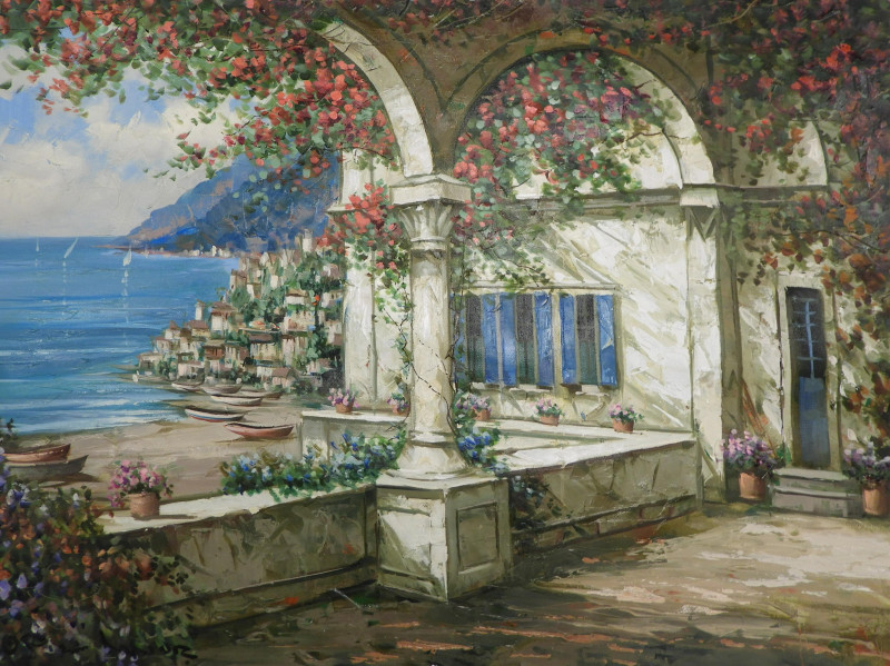 C. Pierre Latour - Italian Coast View