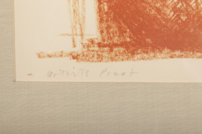 Paul Resika (b. 1928, Amer.) Lithograph A/P