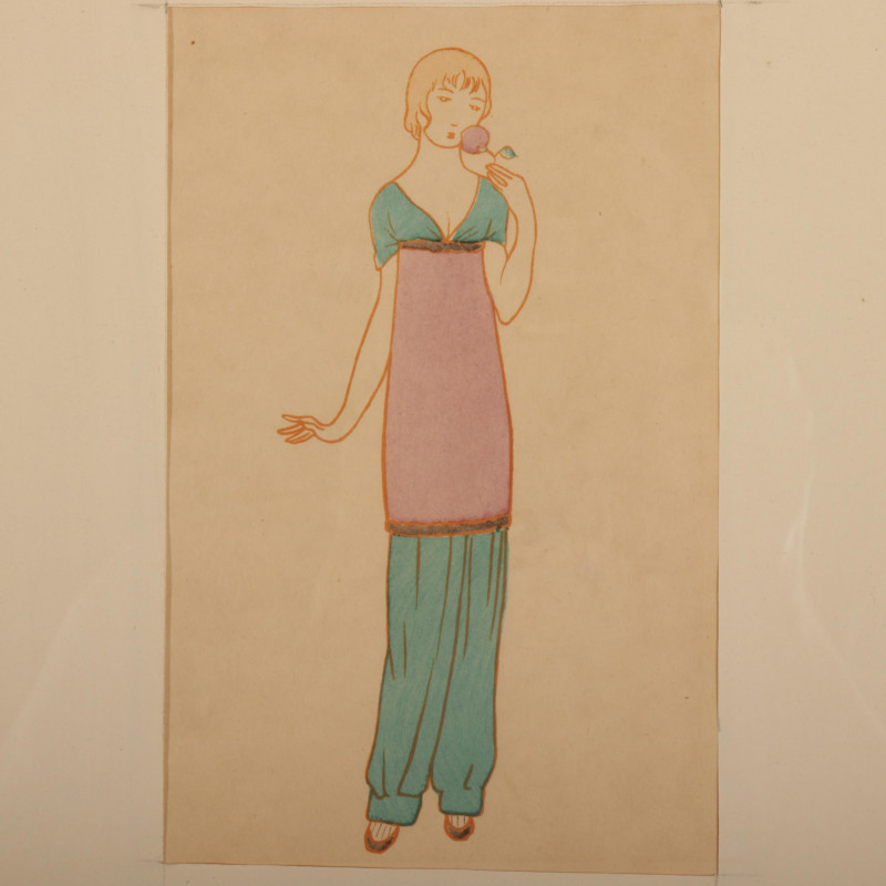 Three Color Lithographs With Figures