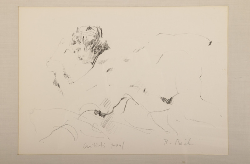8 Litho. Prints: Figural Studies, Landscapes, A/Ps