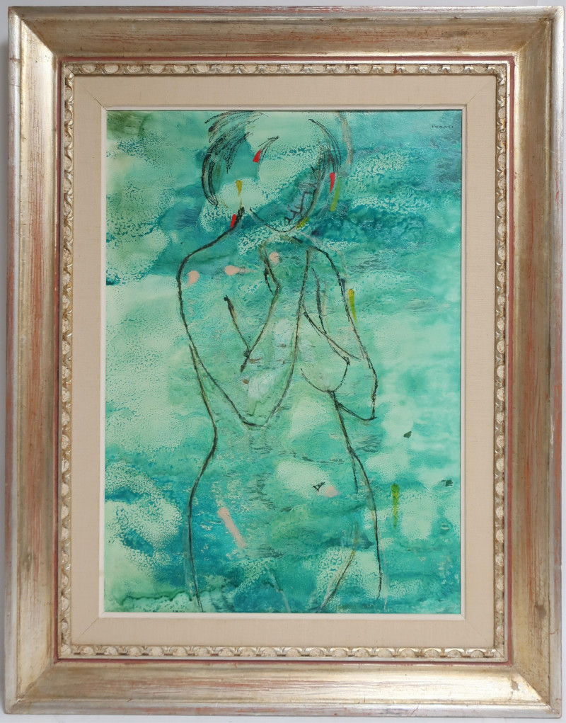 Lazzaro Donati, &quot;Lade in Turquoise&quot; (Nude) 1964