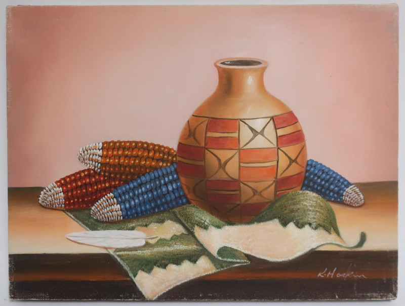 Southwest Still Life by E. Hopkin, O/C