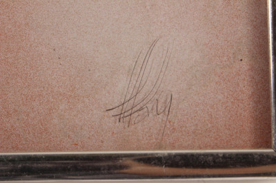 f.f. long (b.1950) Reverse Painted On Acrylic
