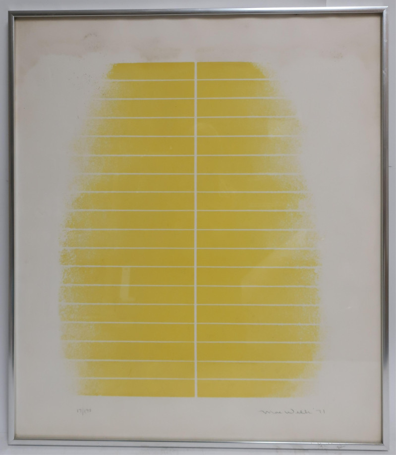 Attrib. Mac Wells, b.1925, Abstract, 1971