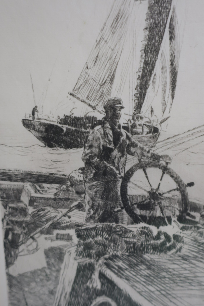 Phillip Kappel - &quot;Off The Grand Banks&quot; Etching