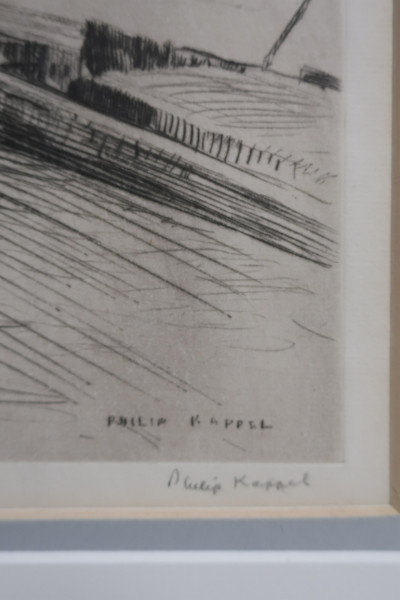 Phillip Kappel - &quot;Off The Grand Banks&quot; Etching