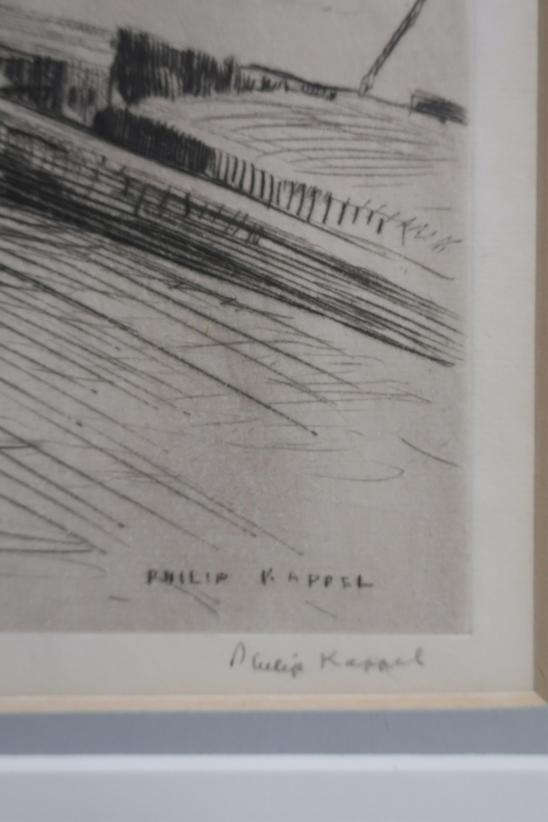Phillip Kappel - &quot;Off The Grand Banks&quot; Etching