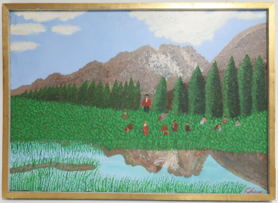 Valerio Ledesma, &quot;Paisage Frances&quot;, 1965