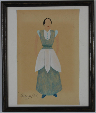 Manner of Sonia Delaunay-Terk - Costume Study