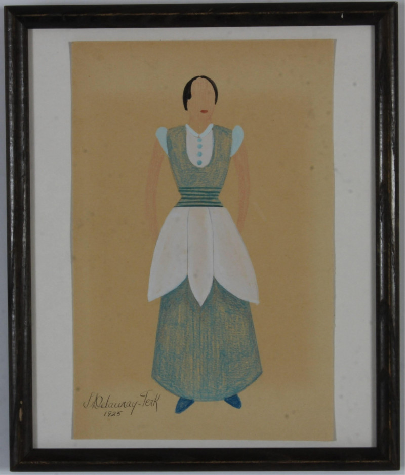 Manner of Sonia Delaunay-Terk - Costume Study