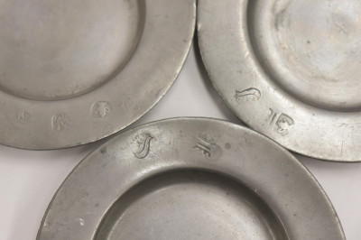 Antique Pewter Serving Articles