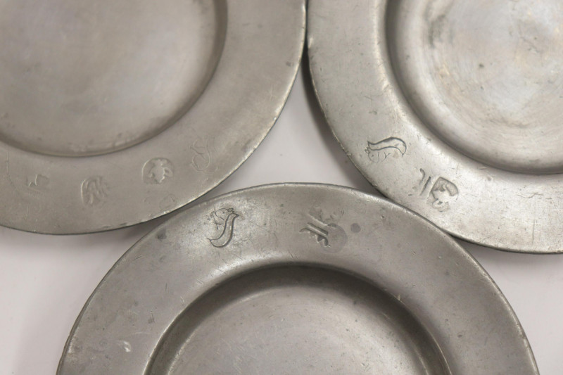 Antique Pewter Serving Articles