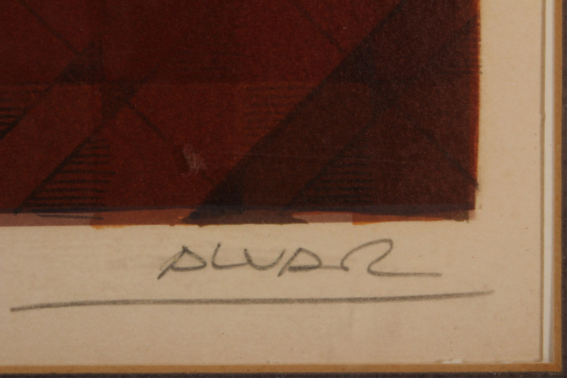 Alvar Sunol - Abstract lithograph