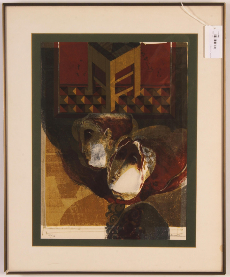 Alvar Sunol - Abstract Lithograph, 1979