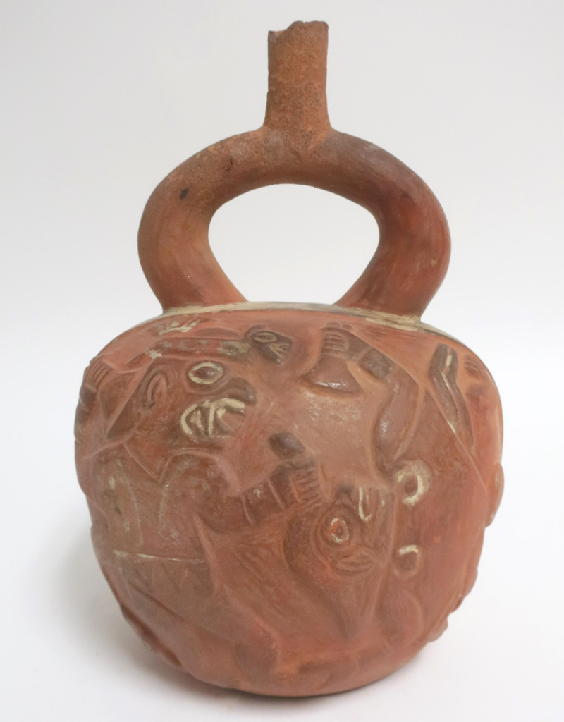 Moche Vessel with Warriors, Peru, 8th C. AD