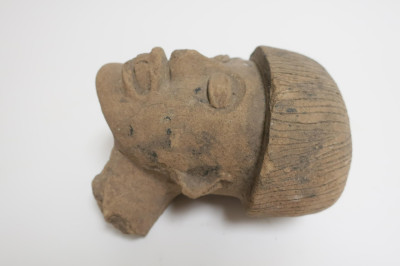 Terracotta Head Form Large Figure, Mexico, 500 AD