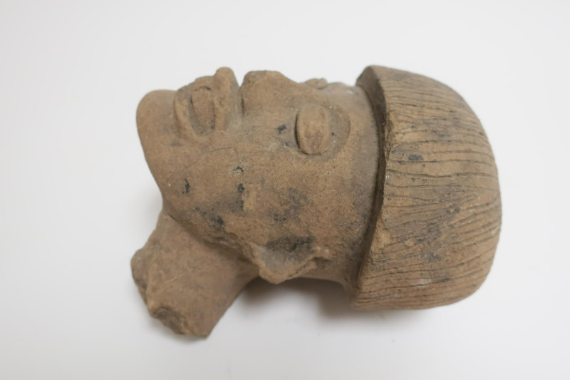 Terracotta Head Form Large Figure, Mexico, 500 AD