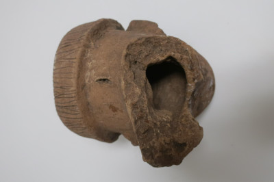 Terracotta Head Form Large Figure, Mexico, 500 AD