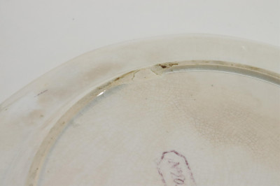 12 Colorful Transferware Items, Alcock Cobridge