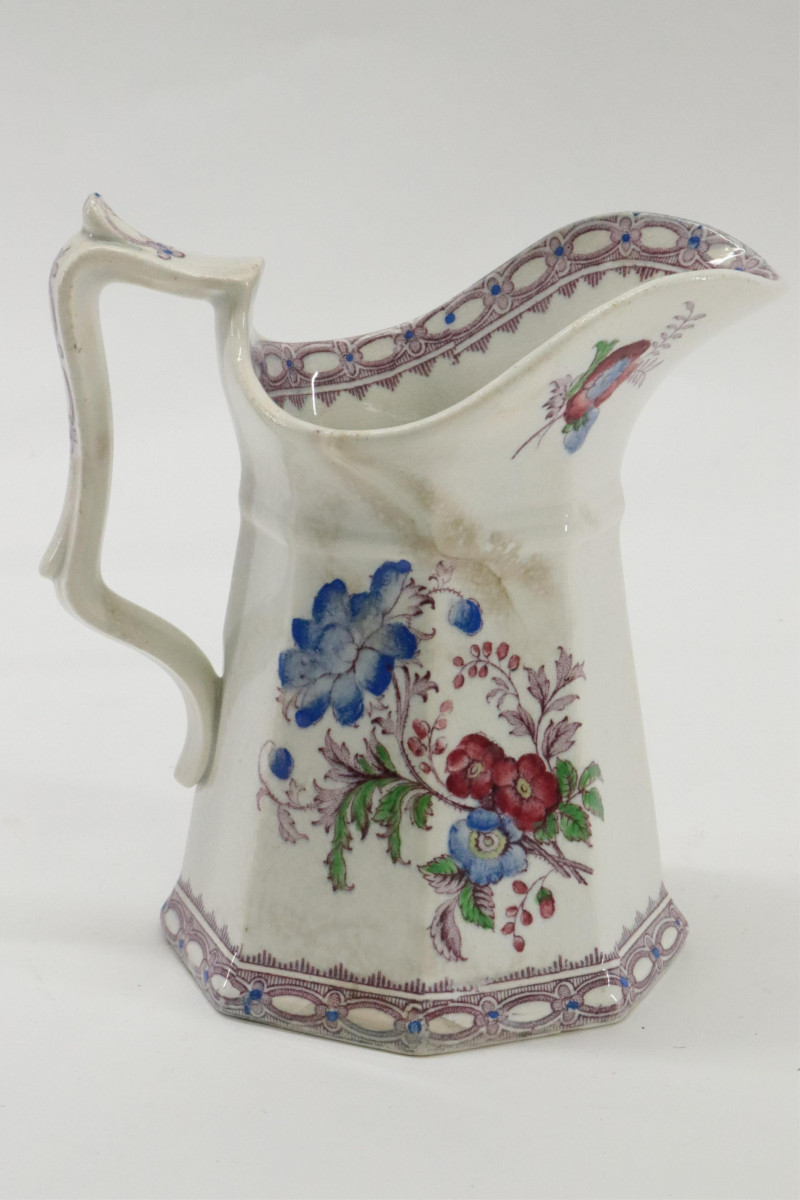 12 Colorful Transferware Items, Alcock Cobridge