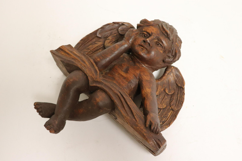 Figural &amp; Decorative Carved Wood Panels, Objects