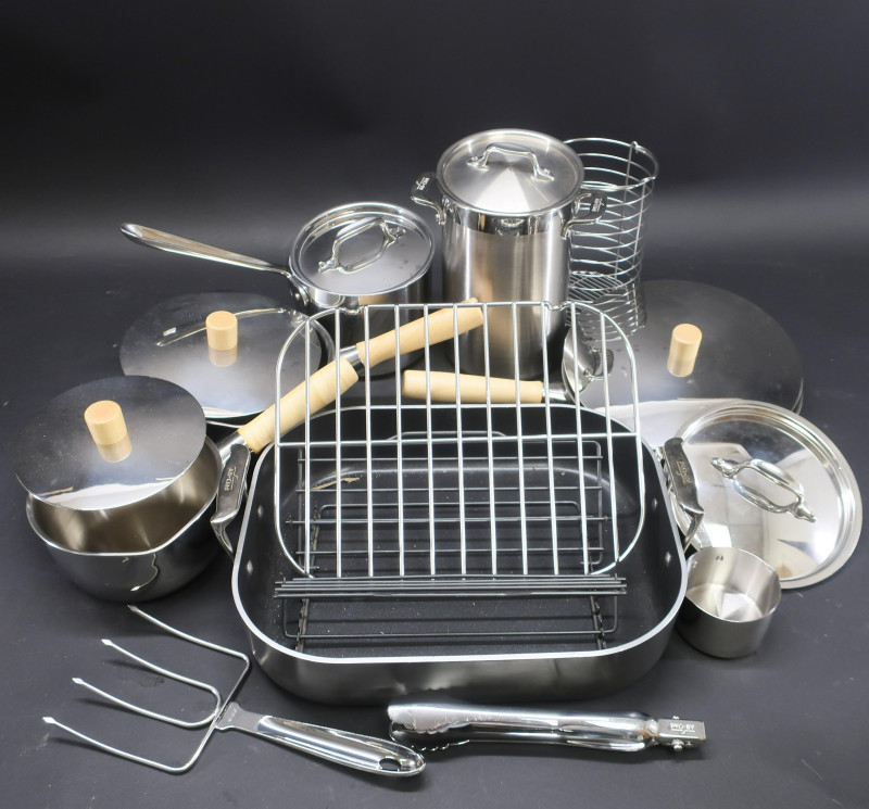 Group of Cookware, largely All-Clad
