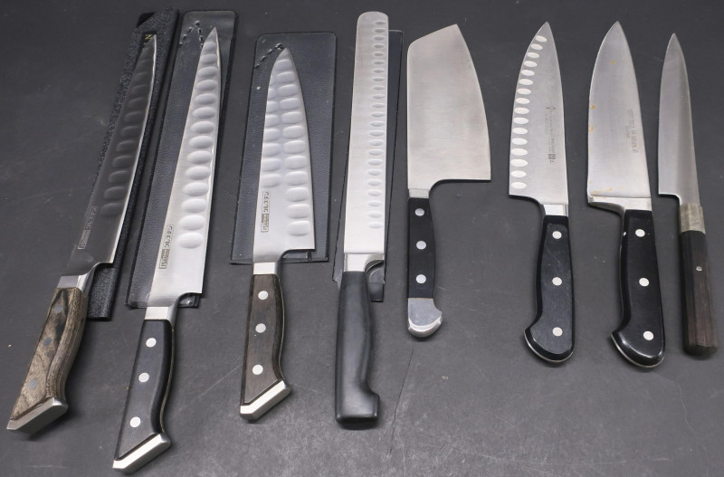 Group of Carving Knives, Japanese, German
