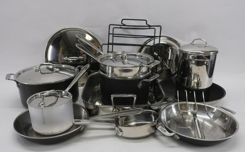 Lot of Mostly All-Clad Pots &amp; Pans