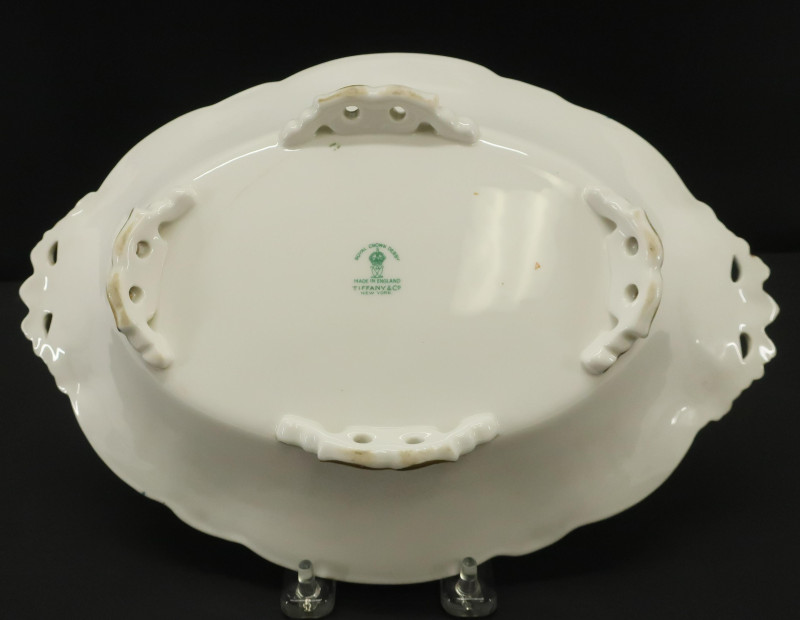 Pair Royal Crown Derby Imari Dishes, Tiffany
