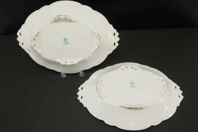 Pair Royal Crown Derby Imari Dishes, Tiffany