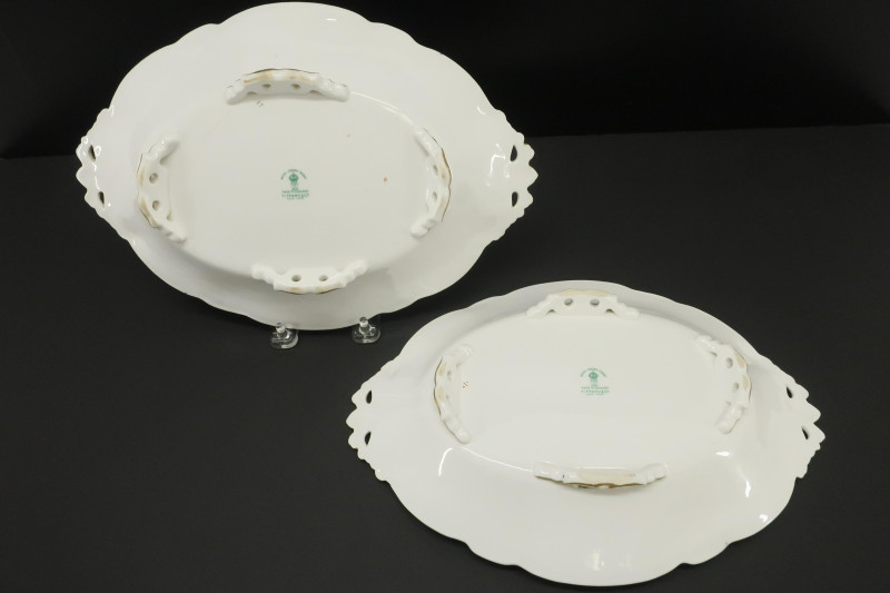 Pair Royal Crown Derby Imari Dishes, Tiffany