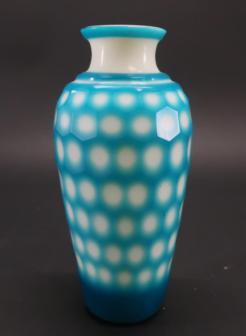 Overlay Glass Vase