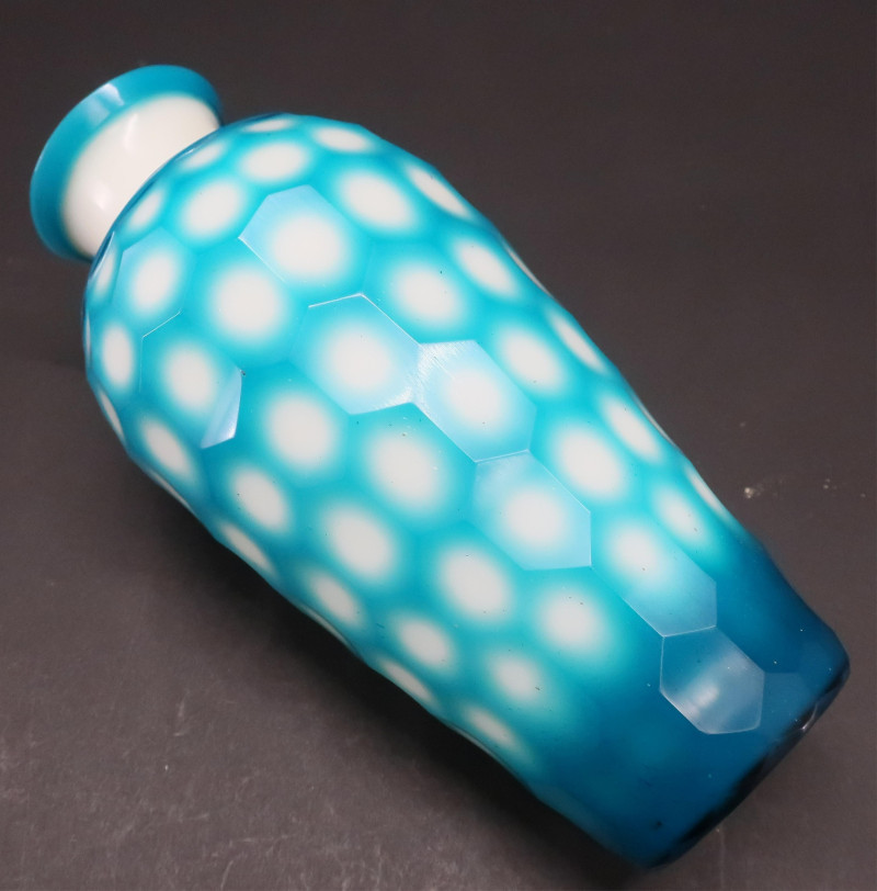 Overlay Glass Vase