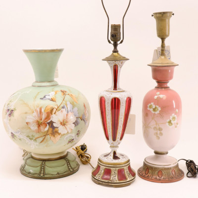 Three Unique Table Lamps