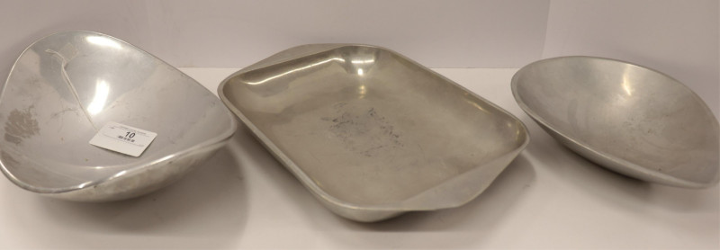 Nambe Alloy Serving Bowls &amp; Platter