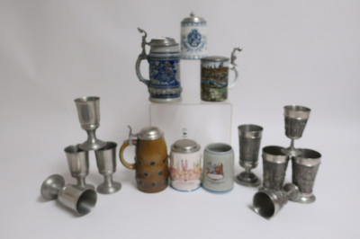 15 Various Drinking Vessels