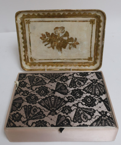 Dior Box &amp; Giltwood Tray