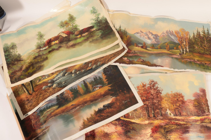 21 Signed Landscape Paintings