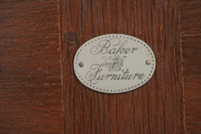 Baker French Provincial Style Oak Coffee Table