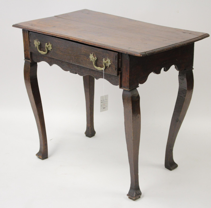English Oak &amp; Chestnut Lowboy