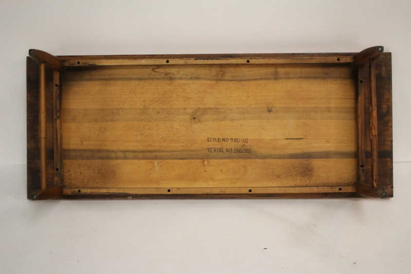 Lane Virginia Maid Tile Inset Wood Cocktail Table