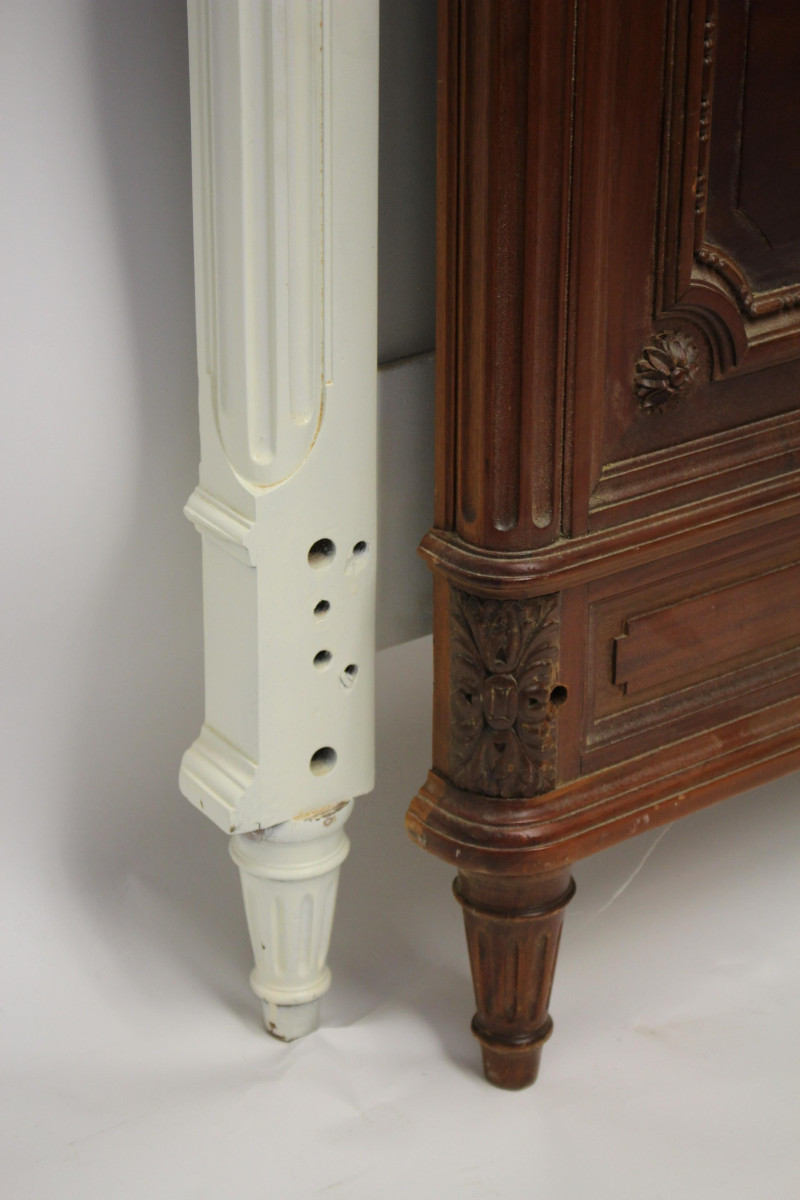 Louis XV Style Queen Headboad &amp; Footboard