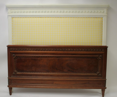 Louis XV Style Queen Headboad &amp; Footboard