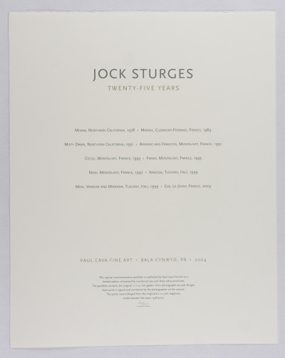 Jock Sturges – Twenty-Five Years