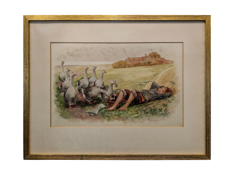 William G Miller – Sleeping Boy and Gaggle