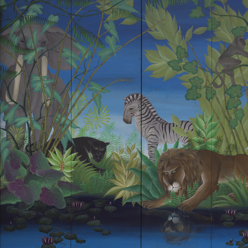 Gustavo Novoa - Jungle Scene on screen